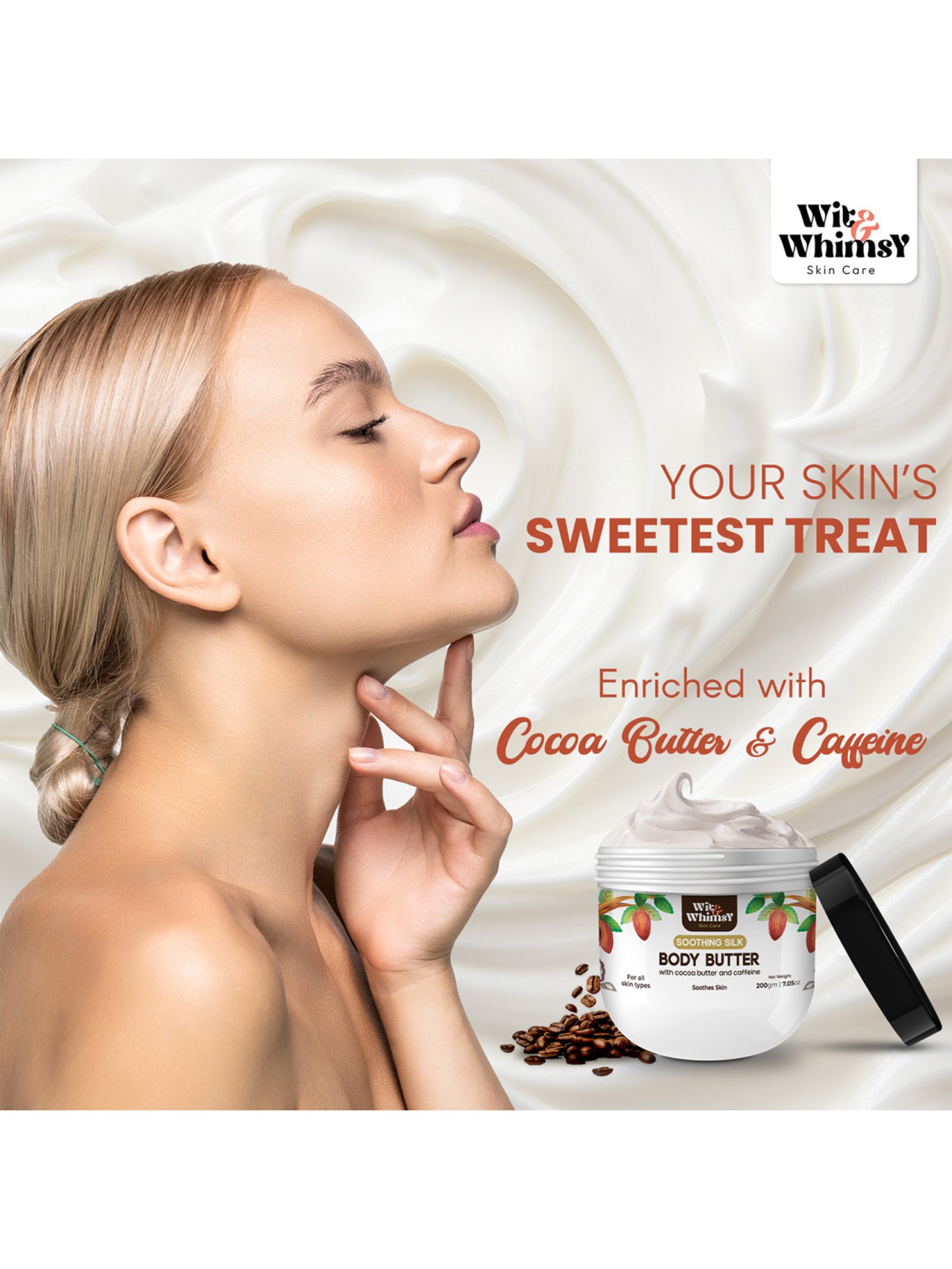 Wit & Whimsy Soothing Silk Body Butter - 200 gm