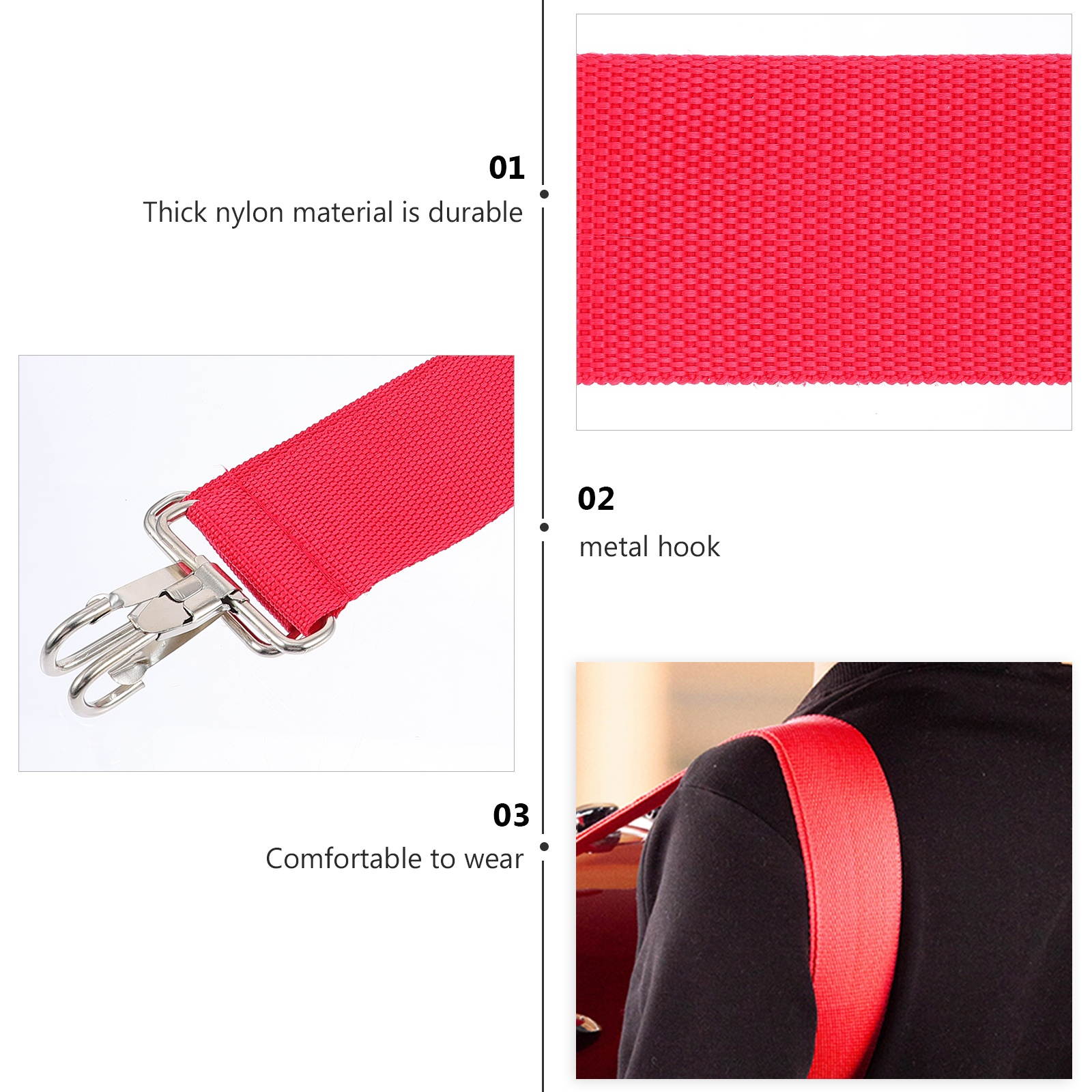 1pc Harness Shoulder  Snare Drum Percussion  Instrument Accessory Strap Harness Belt