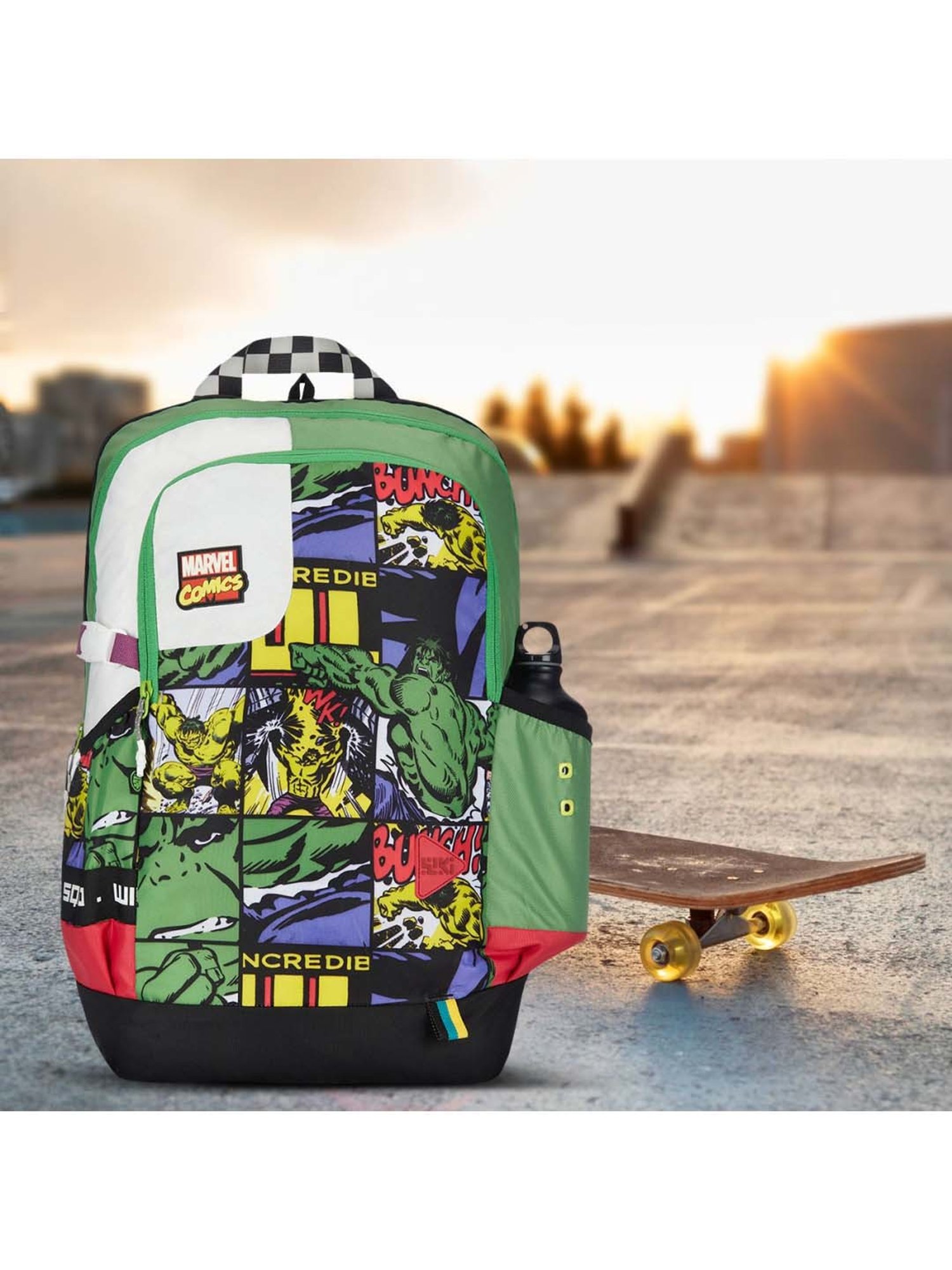 Wiki 34 Ltrs Green Medium Backpack