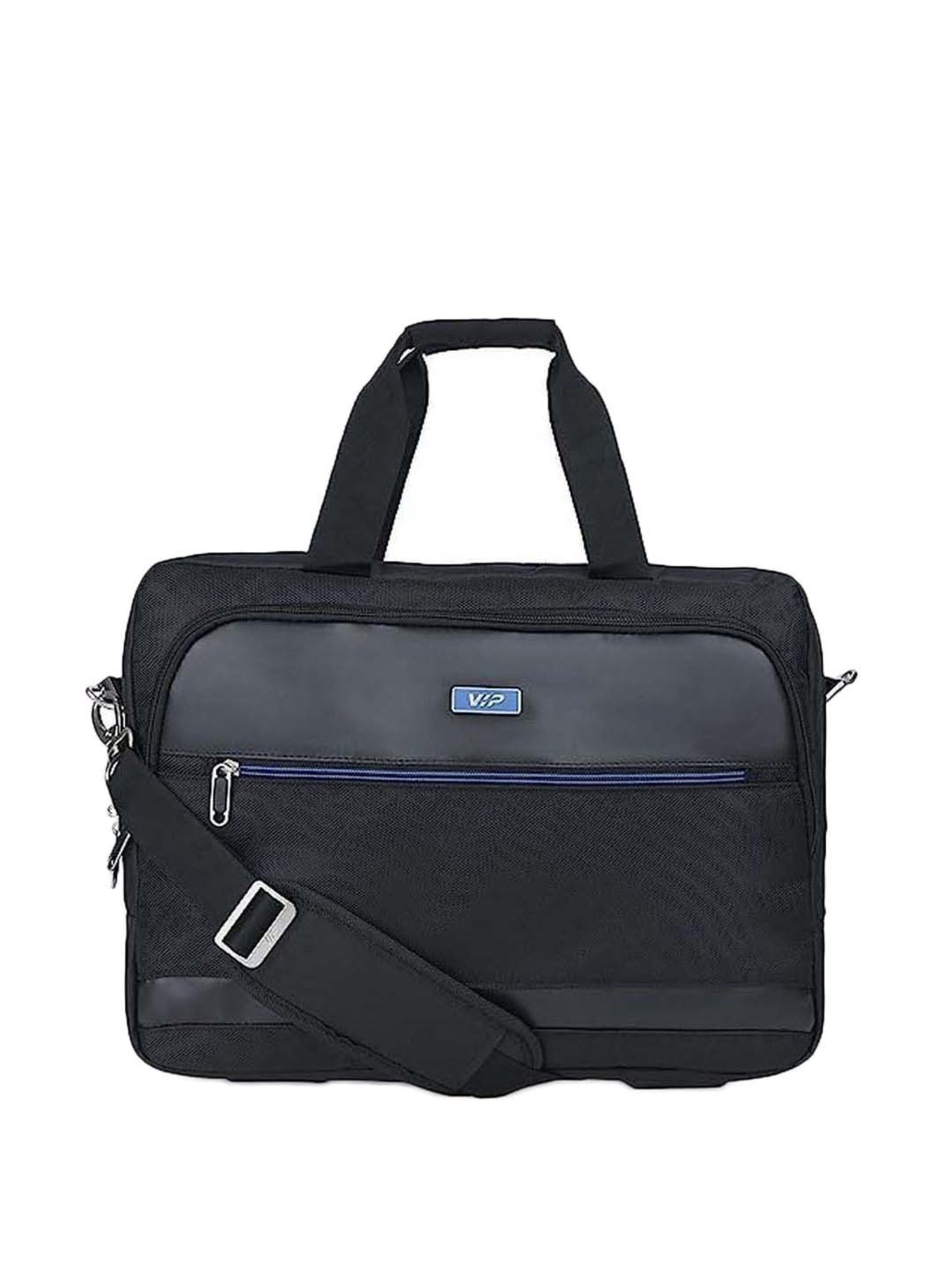 VIP Giga Sg Black Solid Medium Laptop Messenger Bag