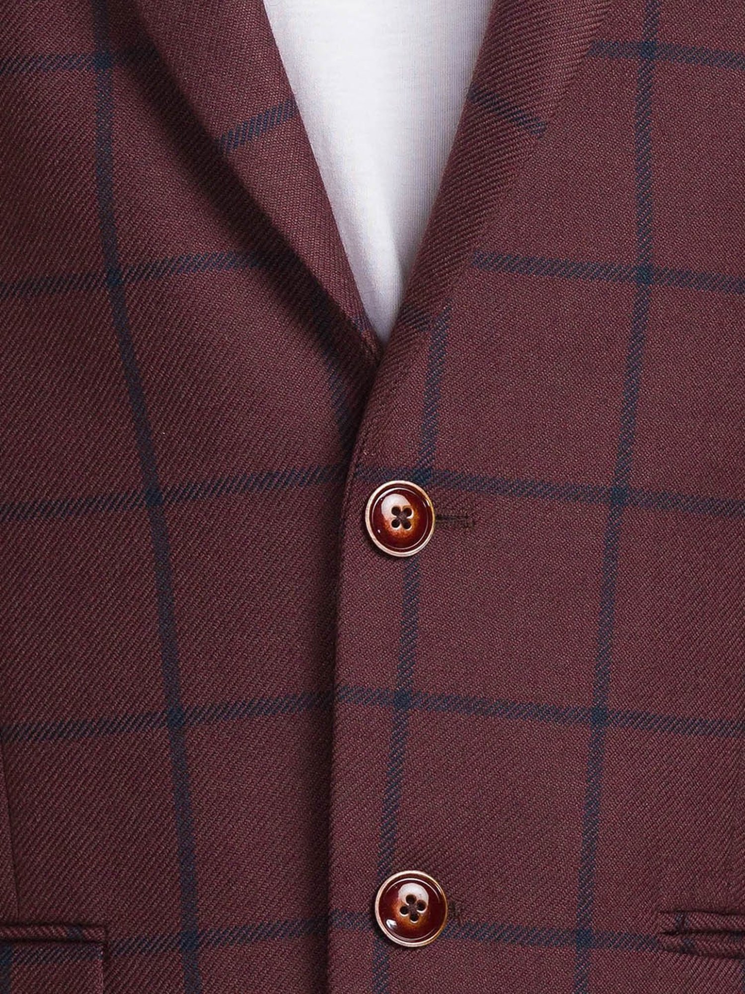 Vastramay Black Regular Fit Blazer