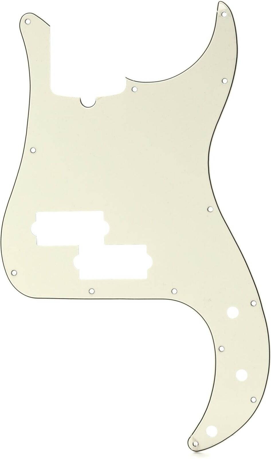 Fender 13-hole Modern-style Precision Bass Pickguard - 3-ply Parchment