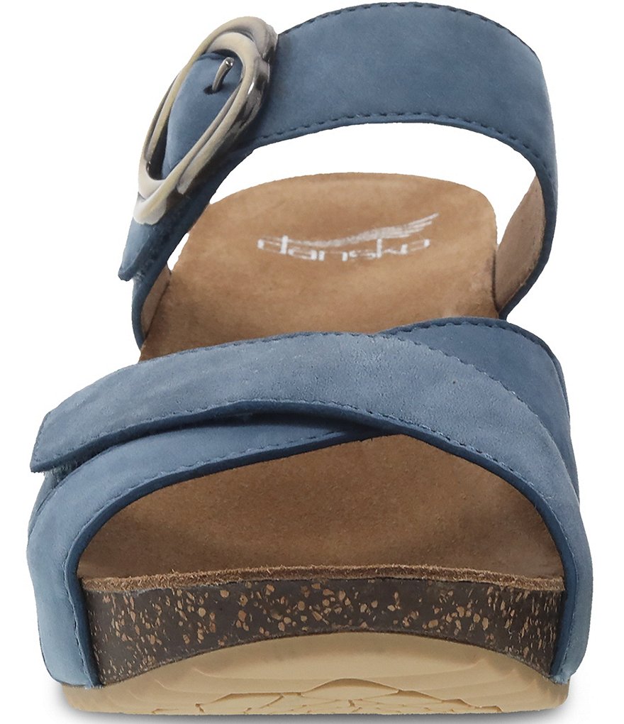 Dansko Susie Leather Slide Wedge Sandals