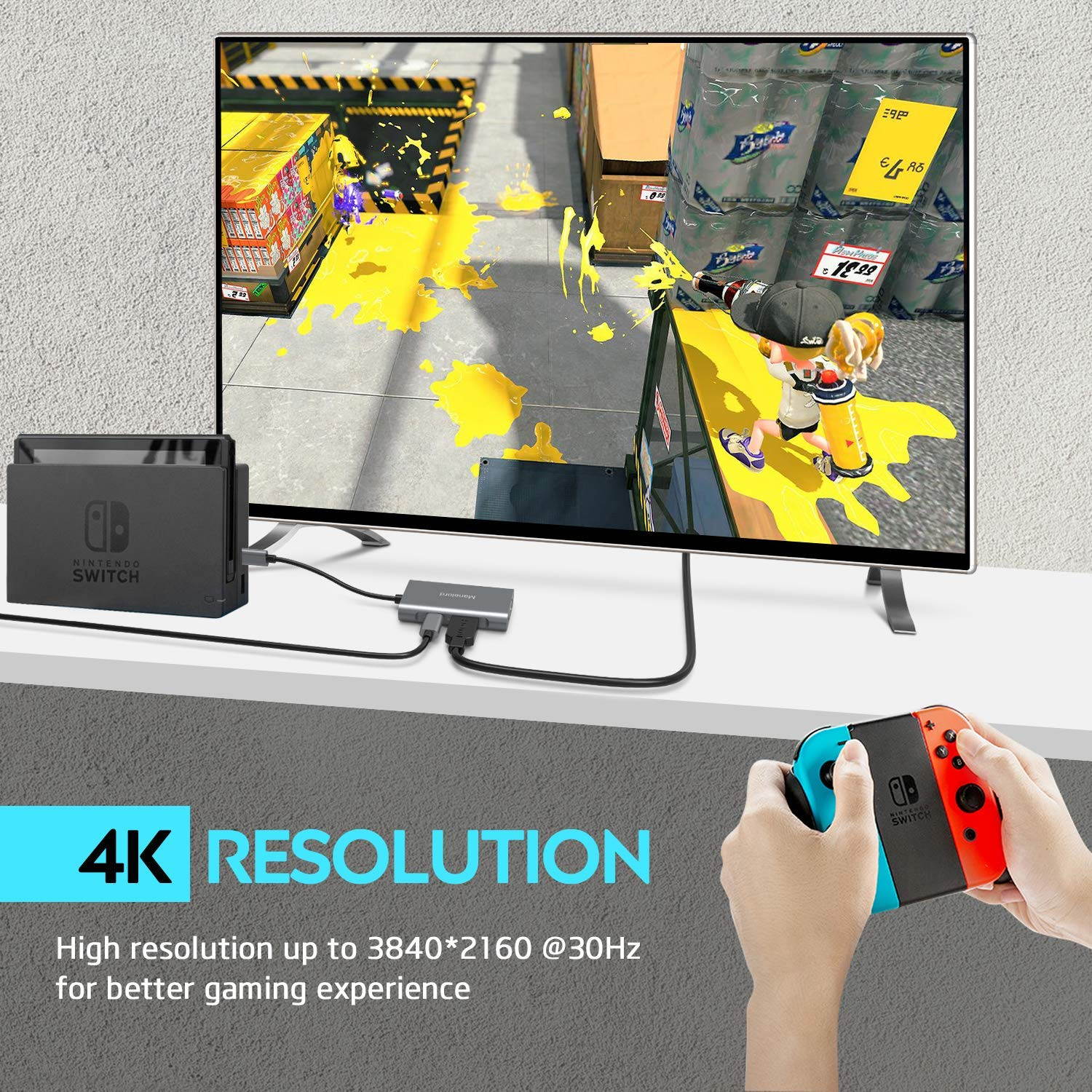 USB C to SD/MicroSD Card Reader, Nurbenn USB Type C[Thunderbolt 3] SD Adapter Compatible for MacBook Pro, MacBook,MacBook Air/iPad Pro 2018, Samsung Galaxy S10/S9/S8, Surface Book 2 and More - Gray