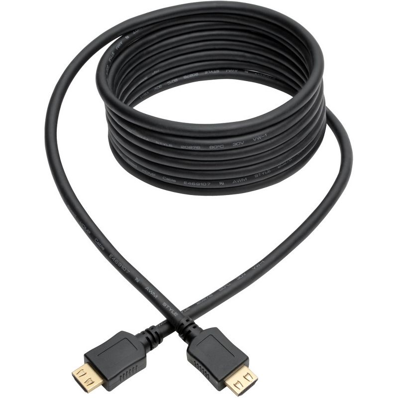 Tripp Lite High-Speed HDMI Cable w/ Gripping Connectors 4K M/M Black 12ft 12'
