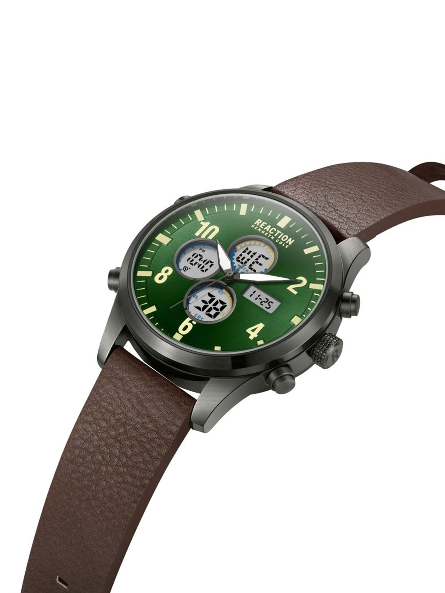 Reaction Kenneth Cole KRWGD2191806 Analog-Digital Watch for Men