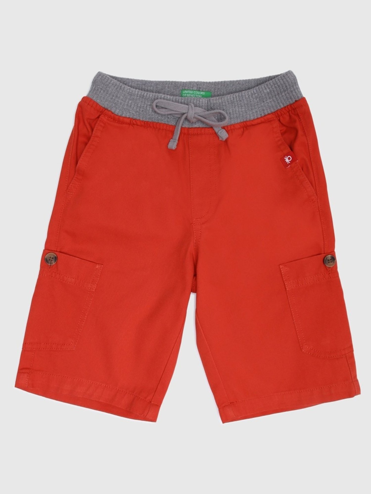 United Colors of Benetton Kids Red Cotton Shorts