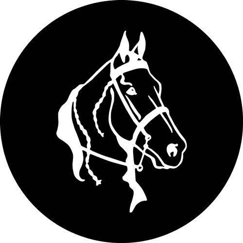 Gaited Horse Round THICK Mousepad Mouse Pad Great Gift Idea