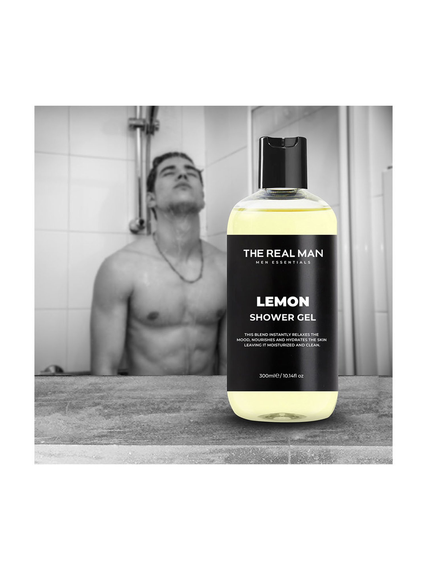 THE REAL MAN Lemon Shower Gel - 300 ml