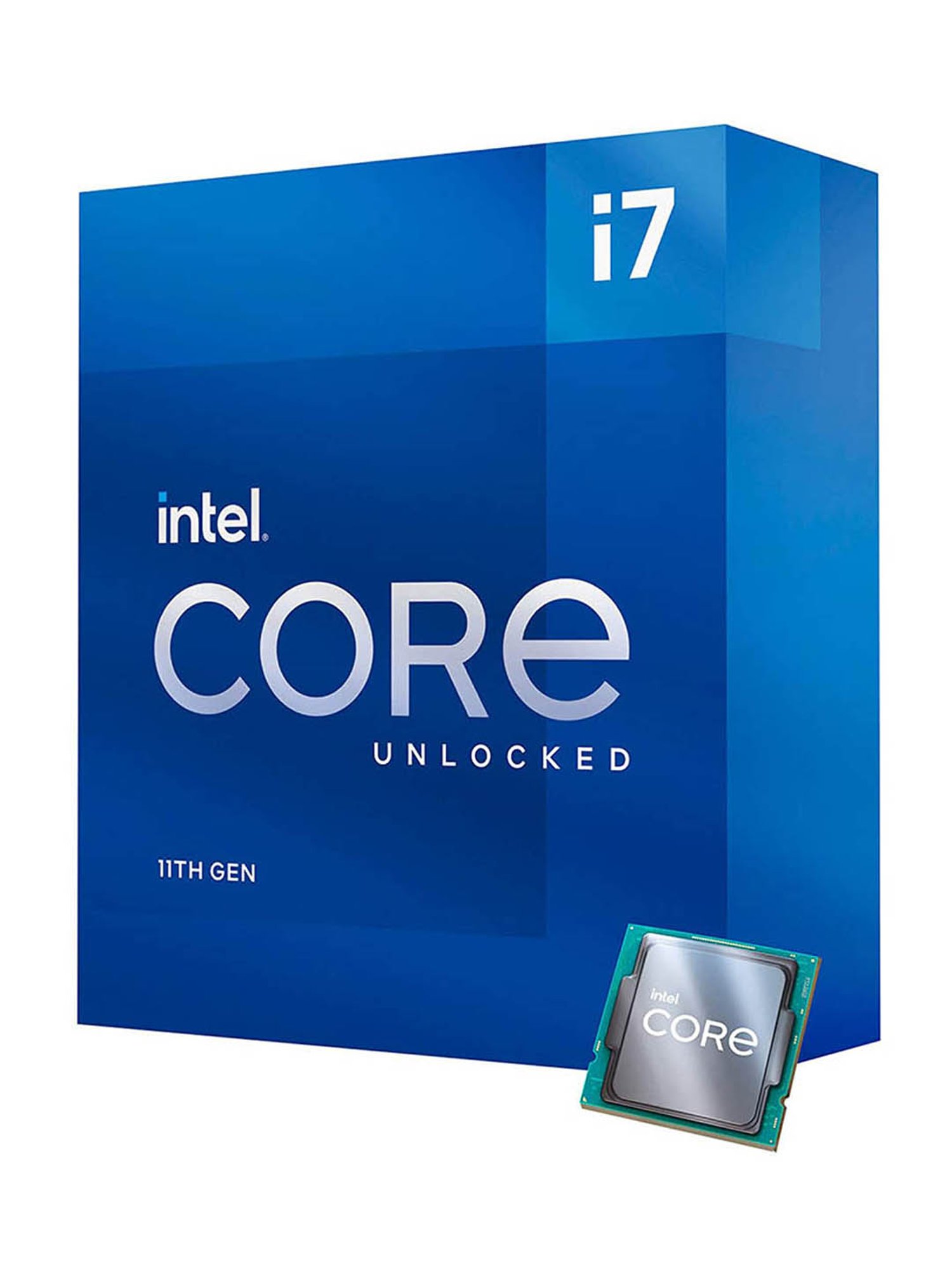 Intel Corei7-11700K 11th Gen Desktop Processor (BX8070811700K, Silver)