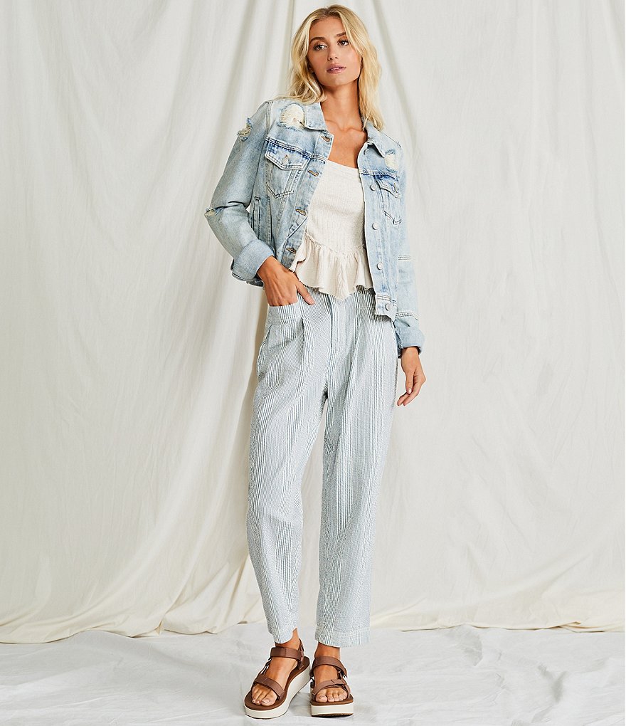 Free People Rumors Denim Jacket