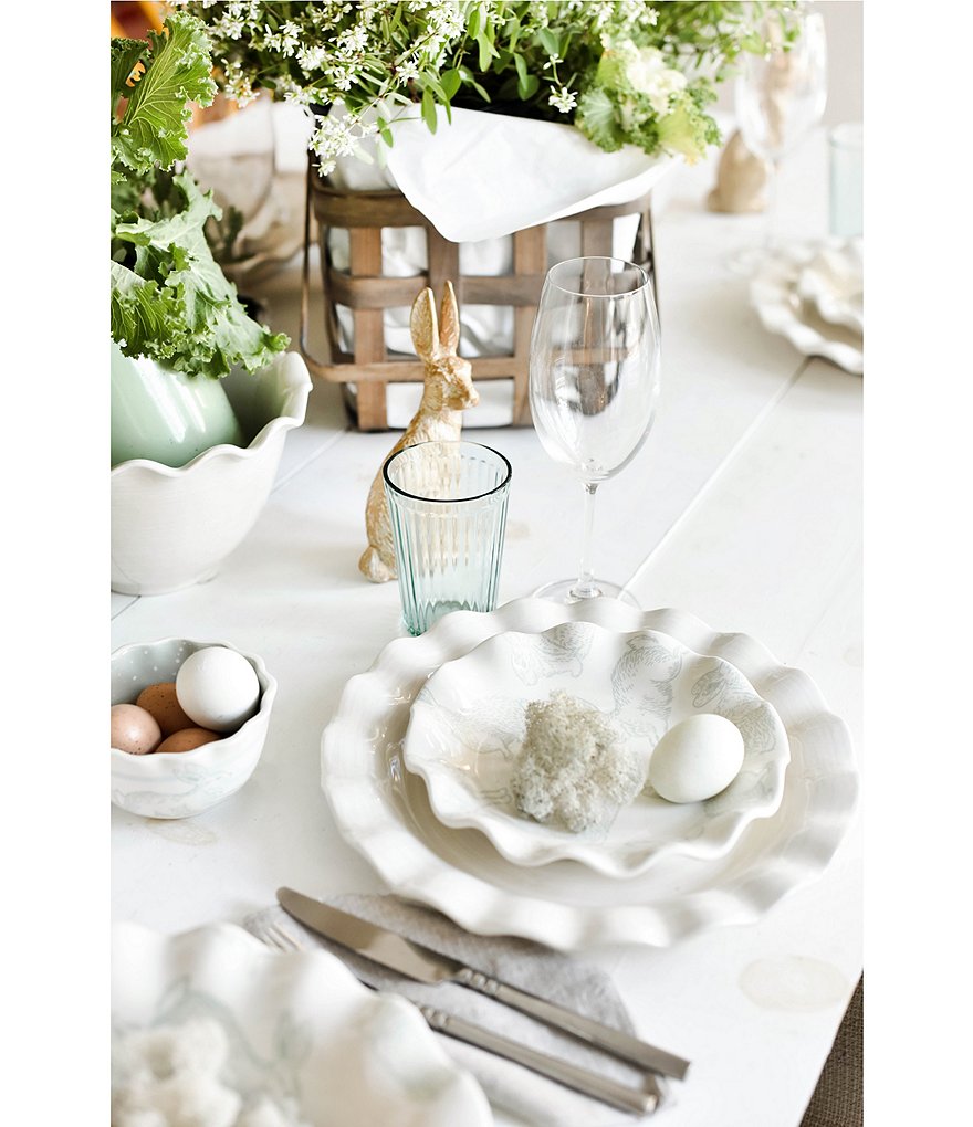 Coton Colors Signature White 9#double; Ruffle Bowl