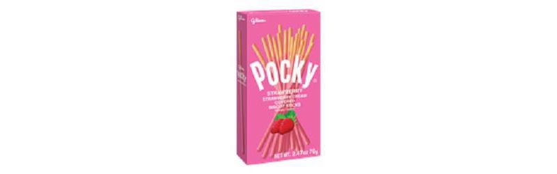 Glico Pocky Strawberry Cream Covered Biscuit Sticks - 2.47oz