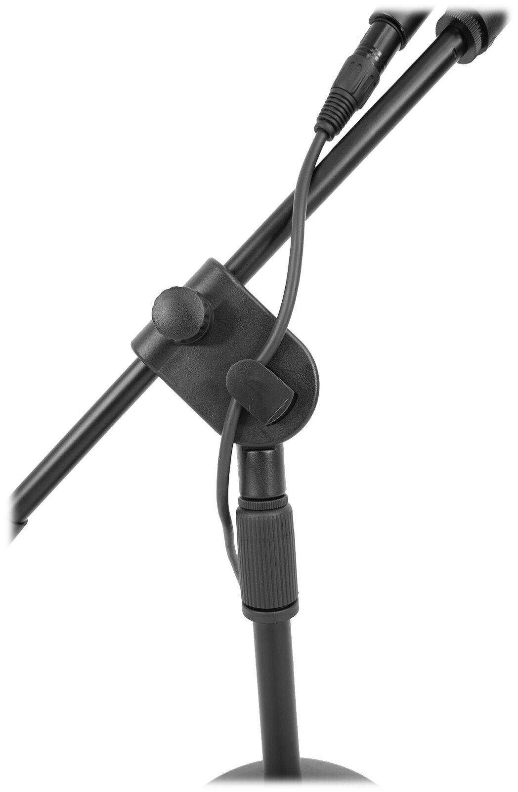 RDMS70 Desktop Mic Stand with Boom+Steel Round Base+Adjustable Height