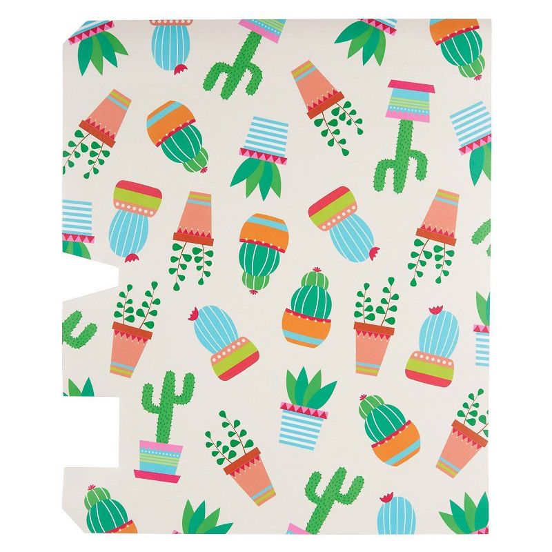 Juvale Cactus Design Magnetic Mailbox Cover, Decorative Vinyl Wrap (17.25 x 20.75 in)