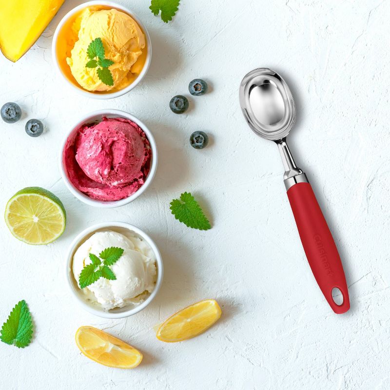 Cuisinart Curve Handle Red Ice Cream Scoop - CTG-01-ISR