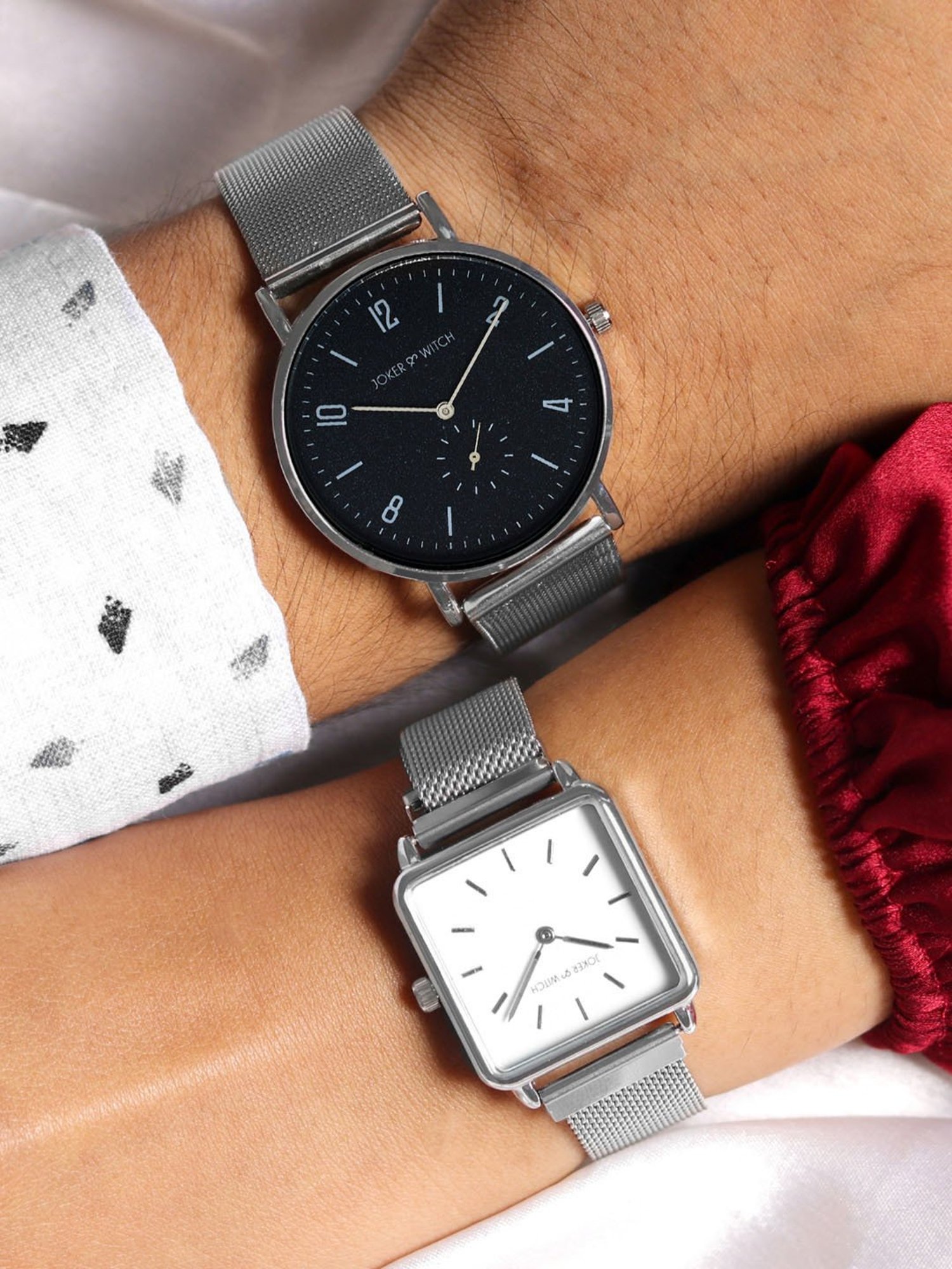 Joker & WItch JWCW55 Analog Couple Watch