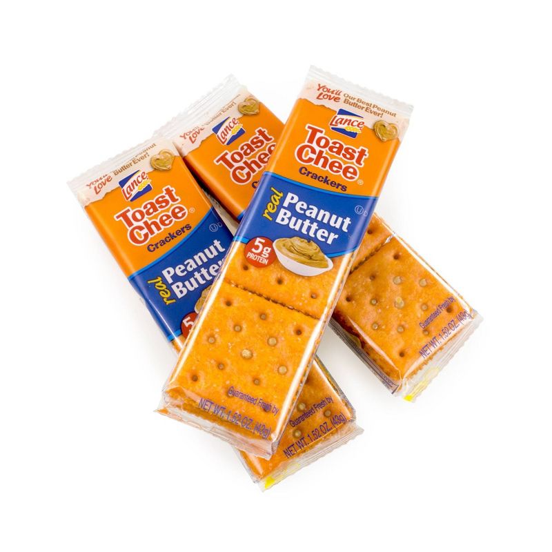 Lance Real Peanut Butter Toast Chee Crackers - 1.62oz / 40pk