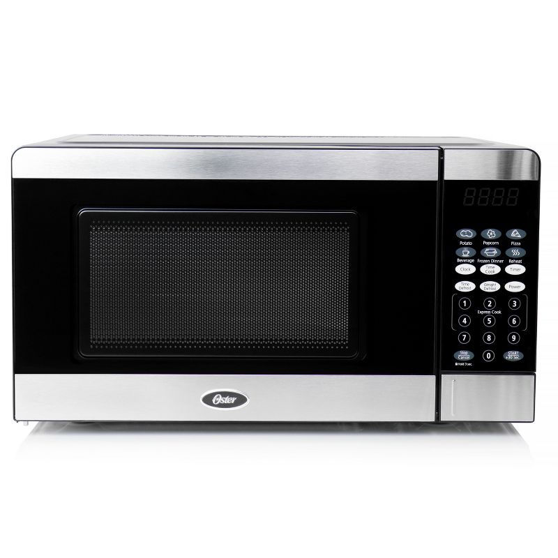 Oster 0.7 Cu. Ft. 700 Watt Stainless Steel Microwave Oven
