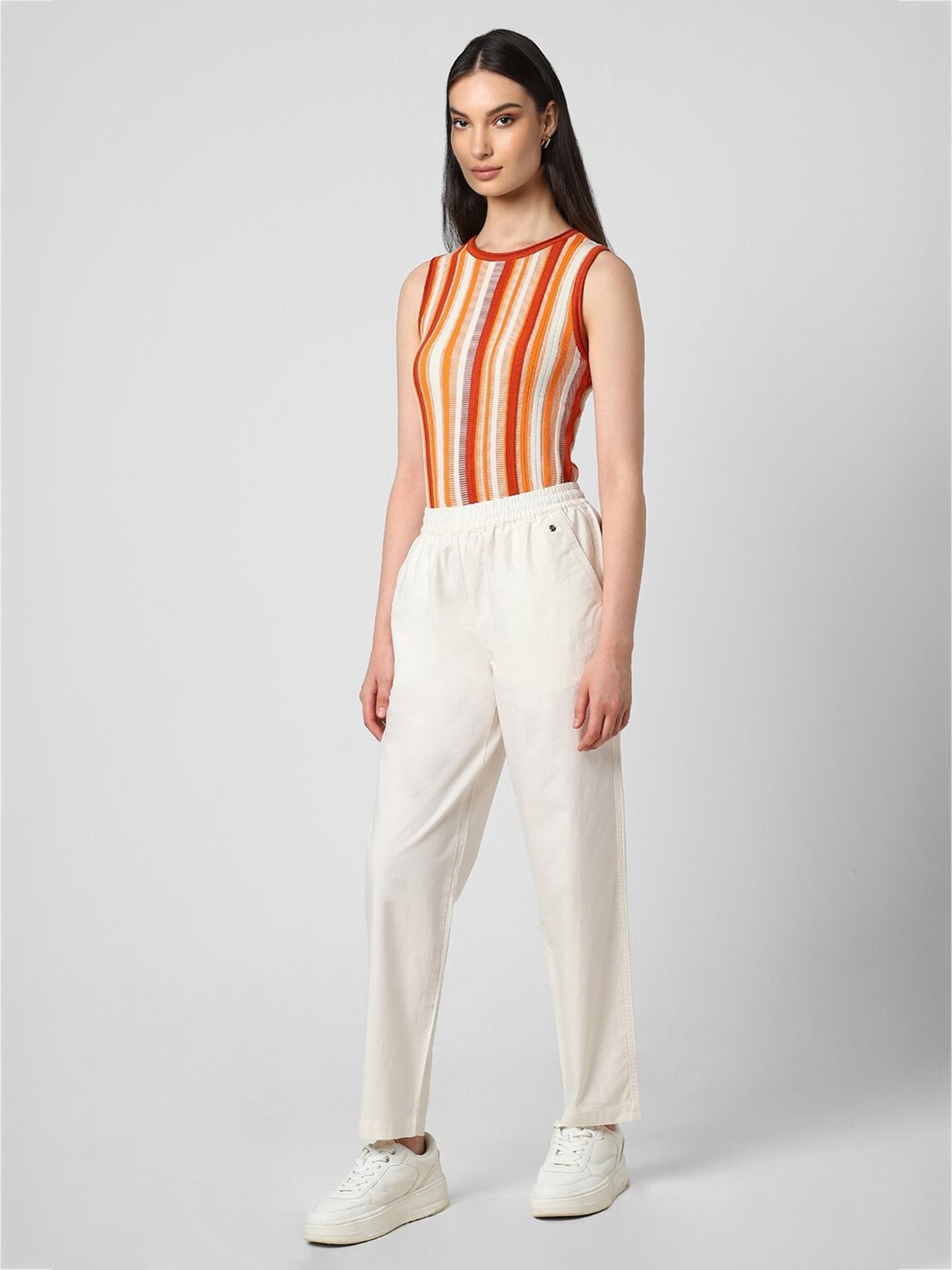 KENDALL + KYLIE Black Mid Rise Bootcut Pants