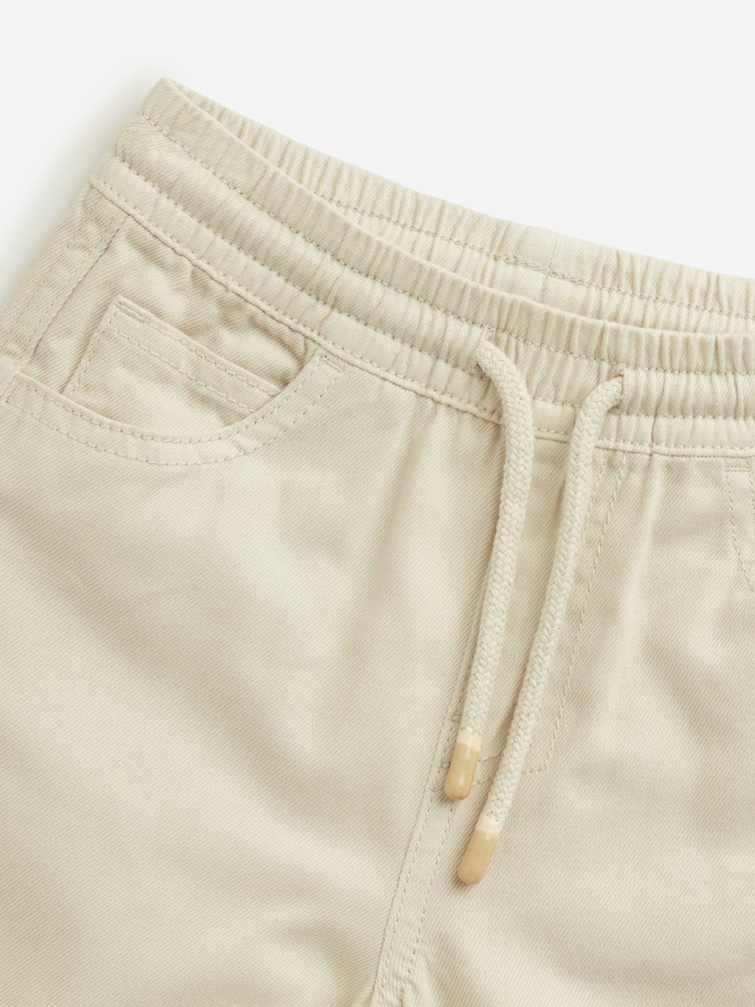 HOP Kids by Westside Beige Relaxed Fit Mid Rise Shorts
