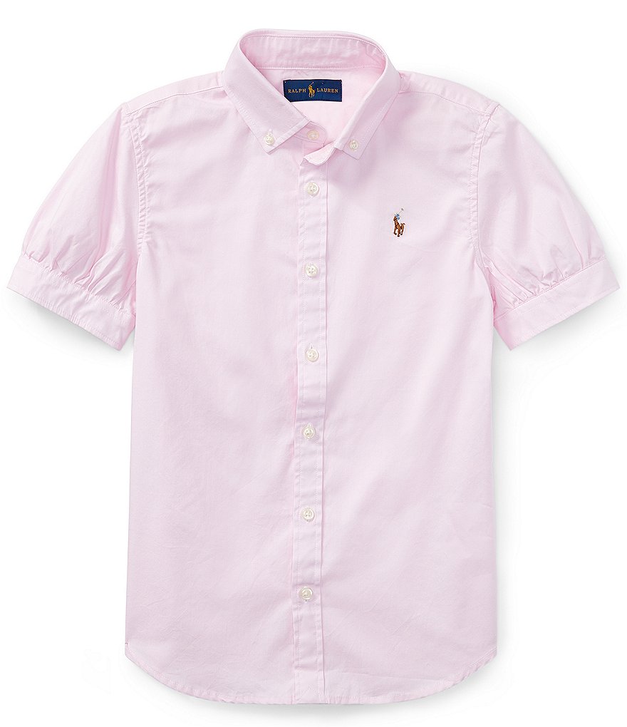 Polo Ralph Lauren Big Girls 7-16 Oxford Button-Down Shirt