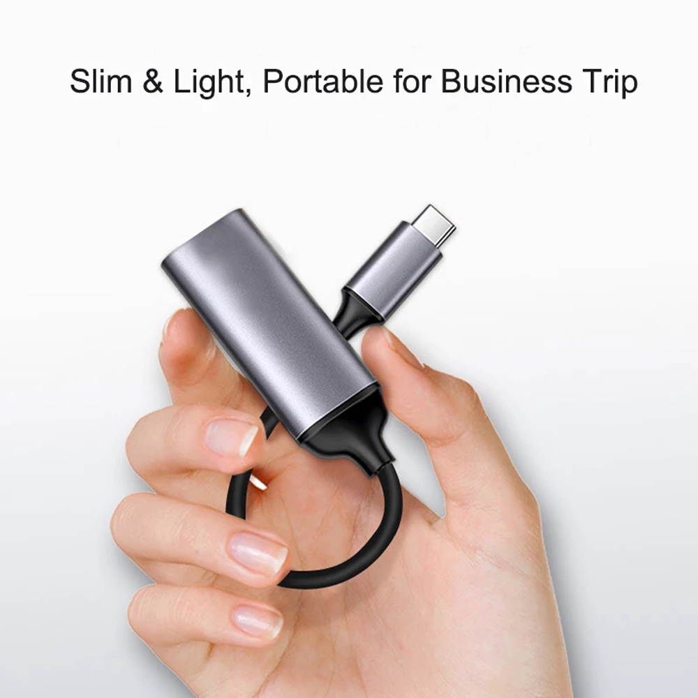 USB C to DisplayPort Version 1.4 Cable 4K@60Hz USB 3.1 Type C Thunderbolt 3 to DP Cable for MacBook Samsung Galaxy Huawei