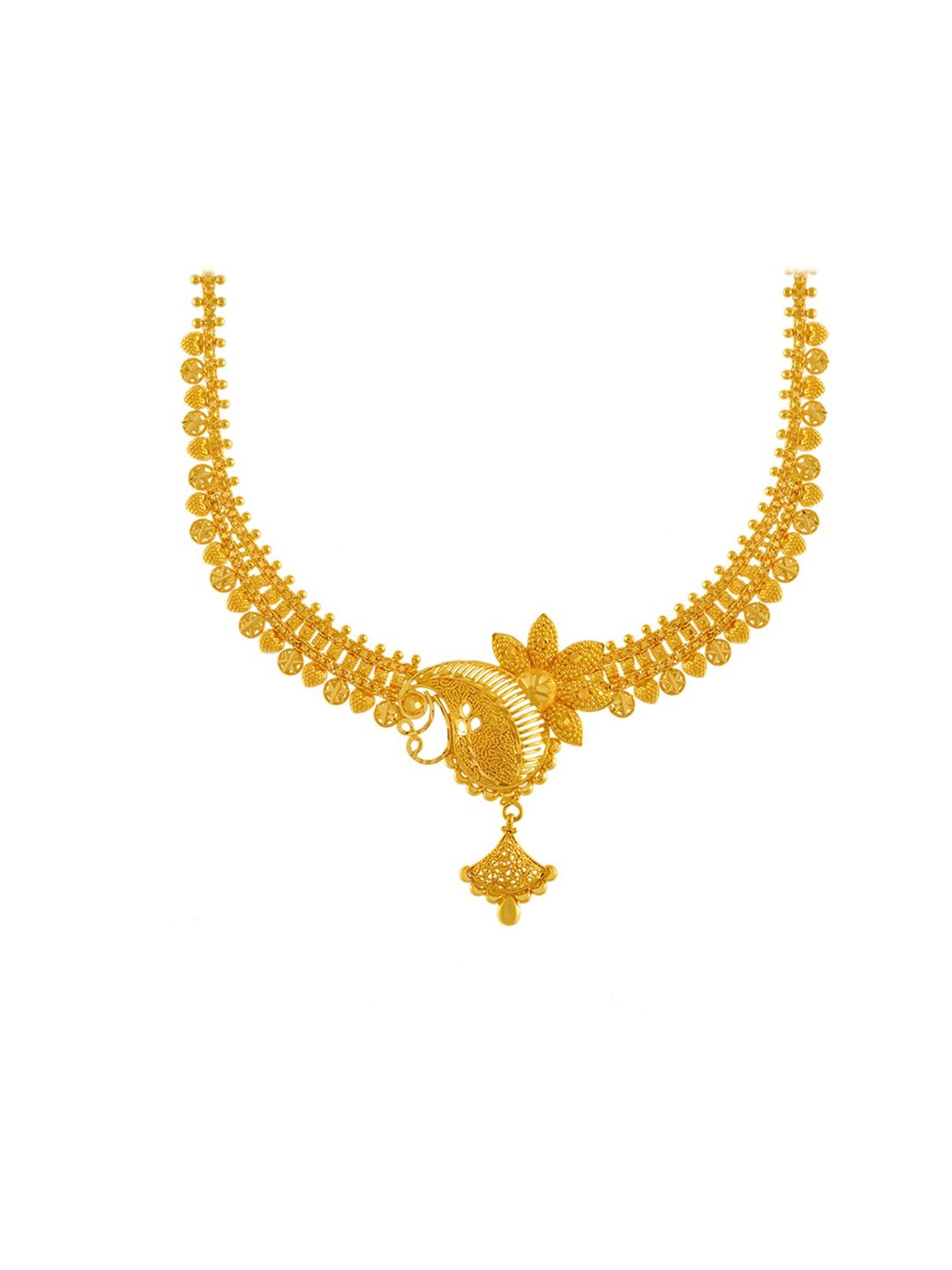 P.C. Chandra Jewellers 22 kt Gold Necklace