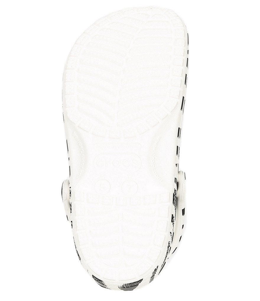Crocs Women's Zebra Print Classic Clogs
