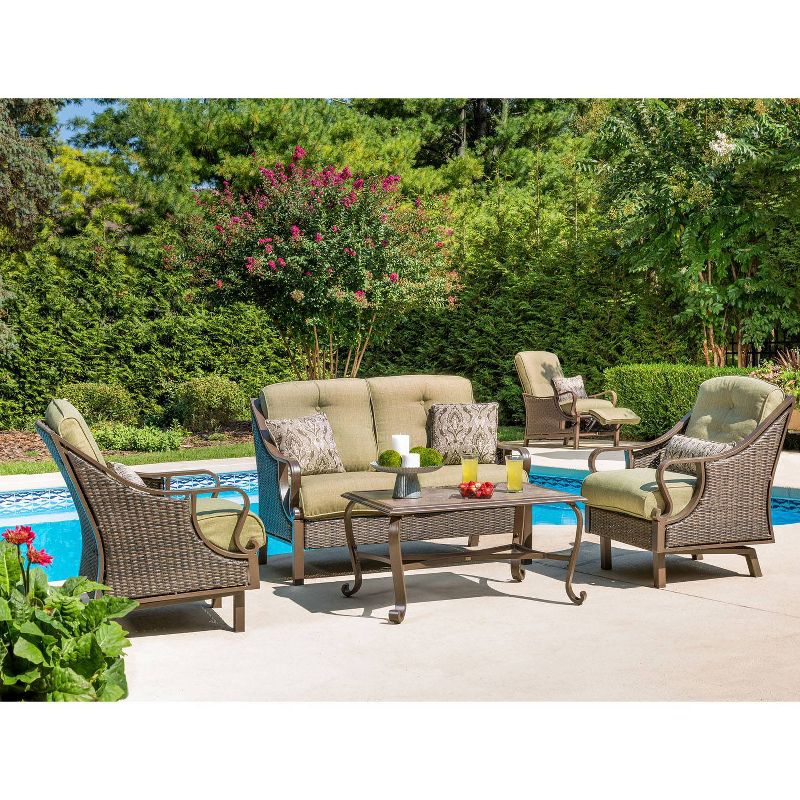 Ventura 4pc Glide Chair Seating Set - Hanover