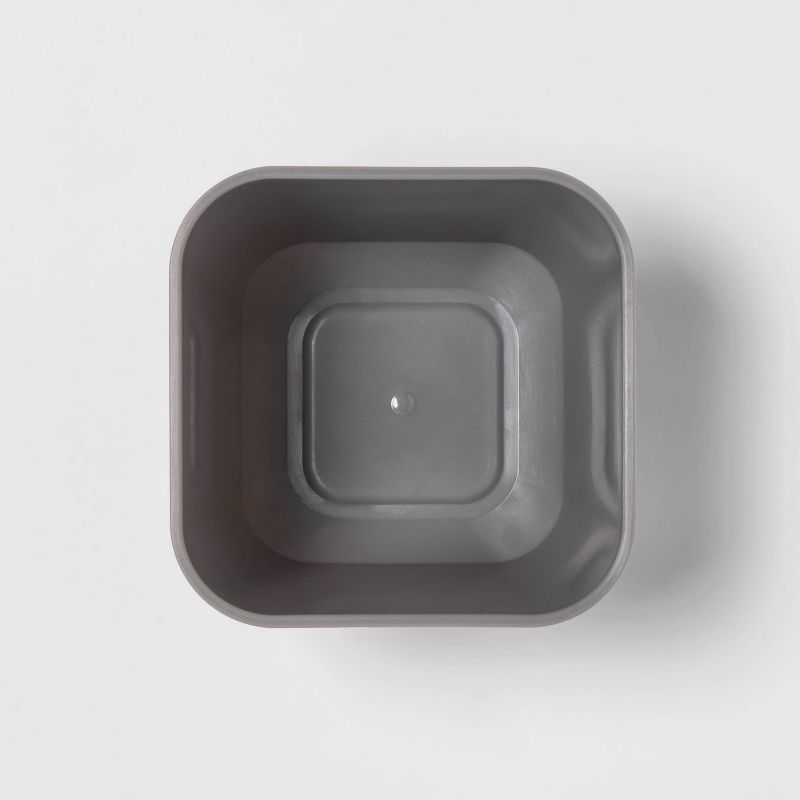 4pk Small Storage Trays Gray Mist - Room Essentials™