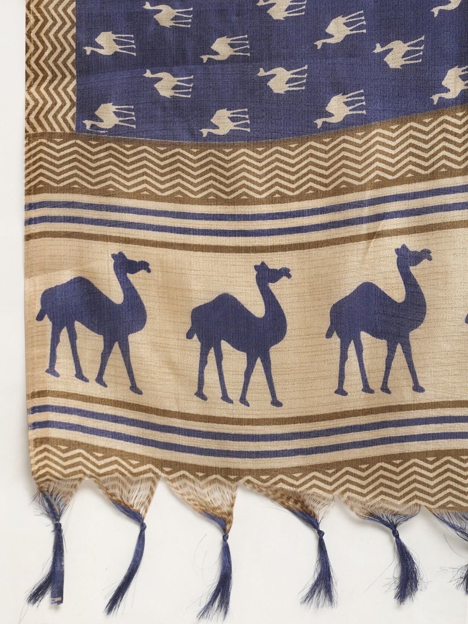 TAG 7 Blue Printed Dupatta