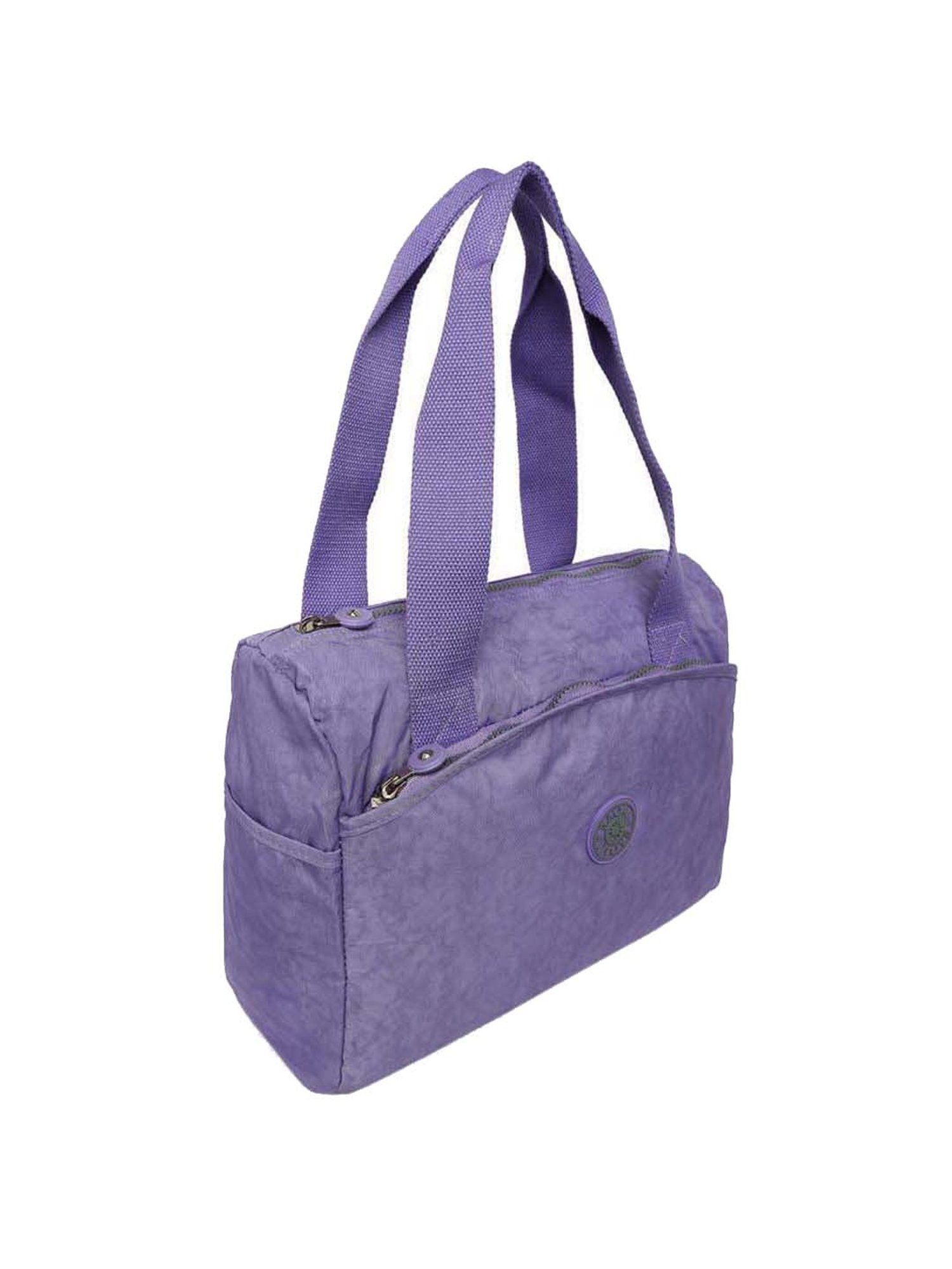 Baomi Purple Solid Medium Handbag