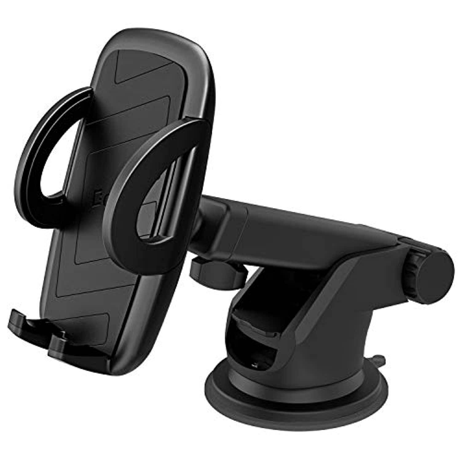 cellet car phone mount extendable windshield and dashboard holder compatible for samsung galaxy note9/note8/note5/s9/s9+/s8 act