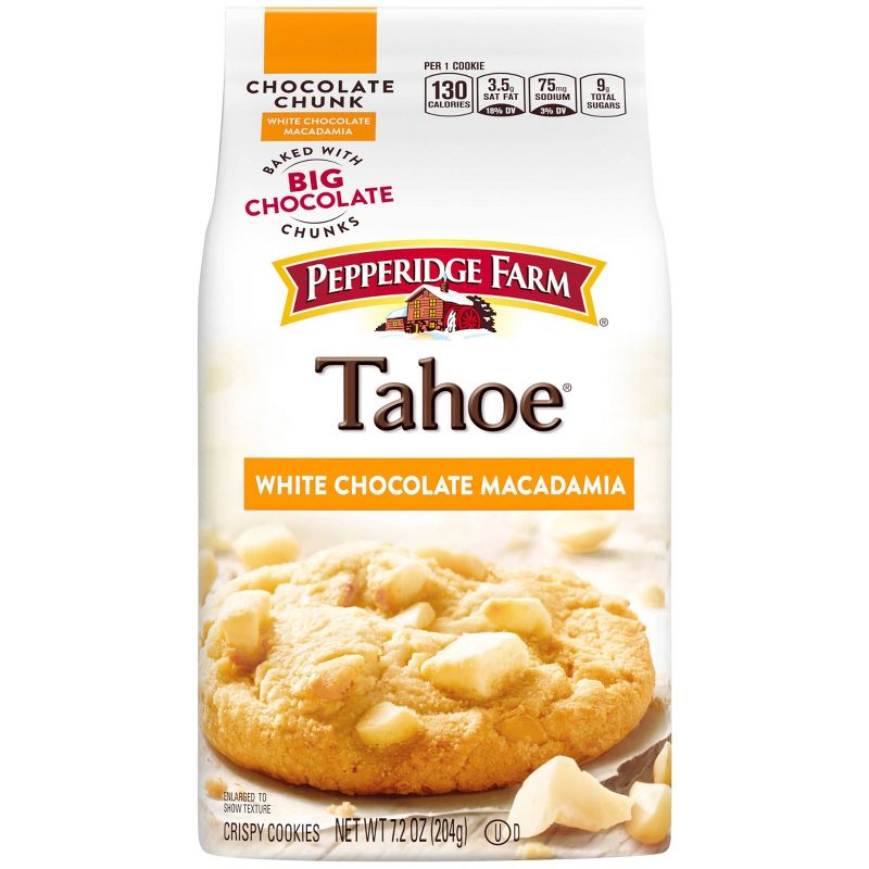 Pepperidge Farm Tahoe White Chocolate Macadamia Cookies - 7.2oz