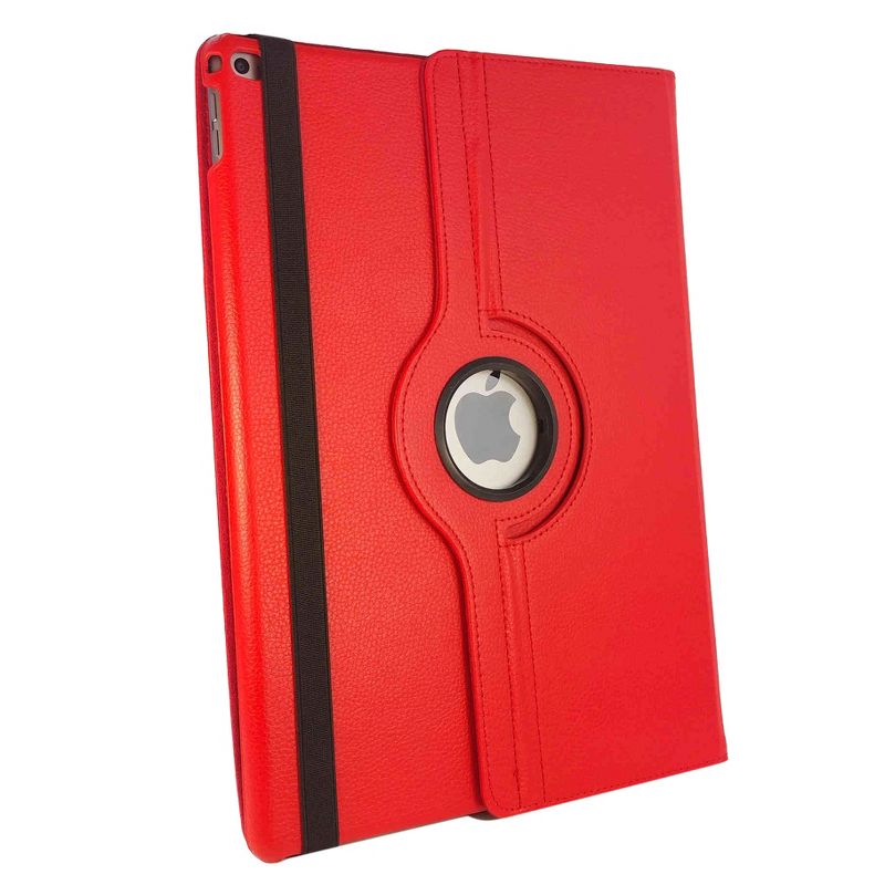 iPM 360 Degree Rotary Stand Faux Leather Case For iPad Pro 12.9" - Red