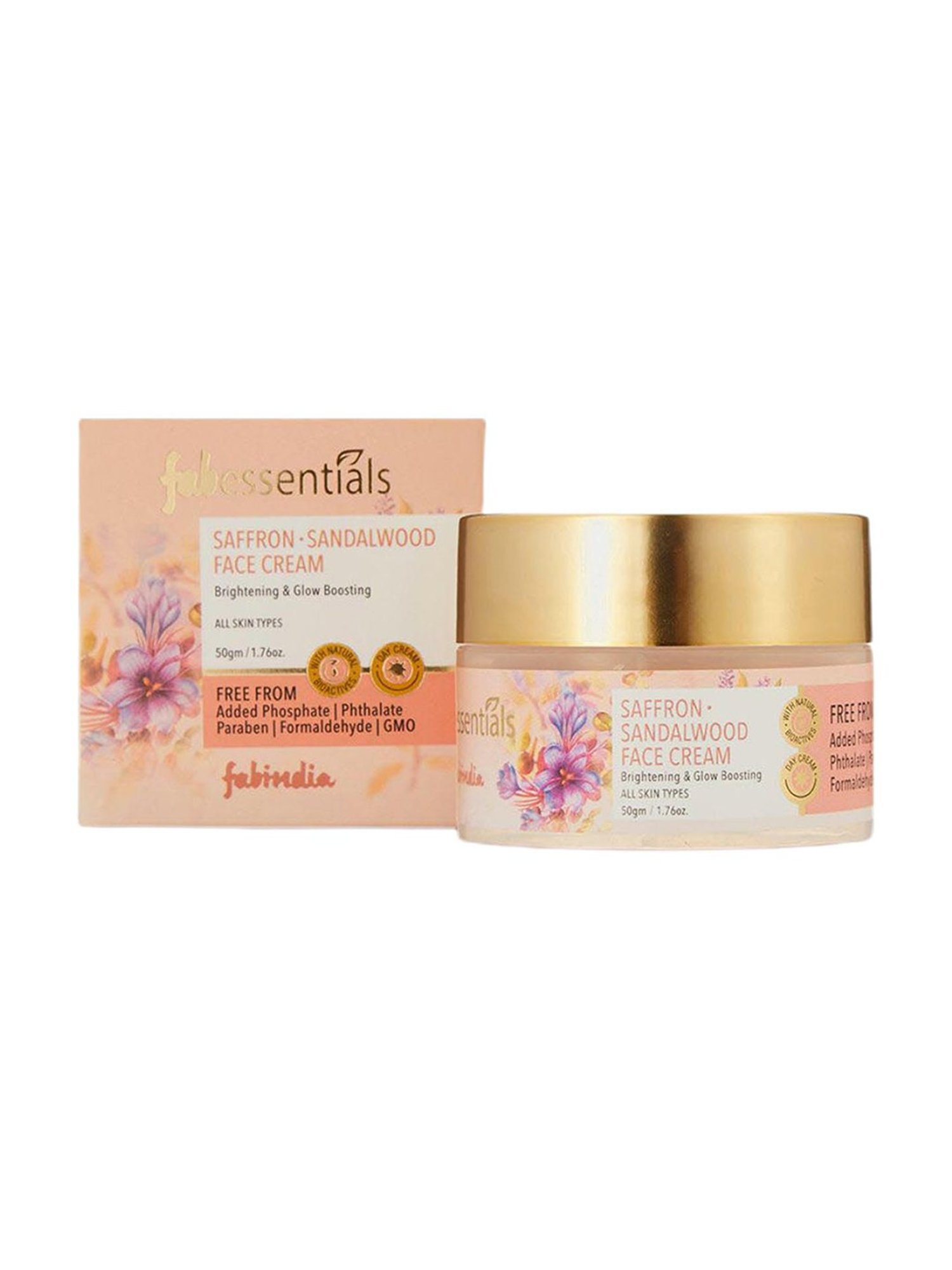 Fabessentials Saffron & Sandalwood Face Cream - 50 gm