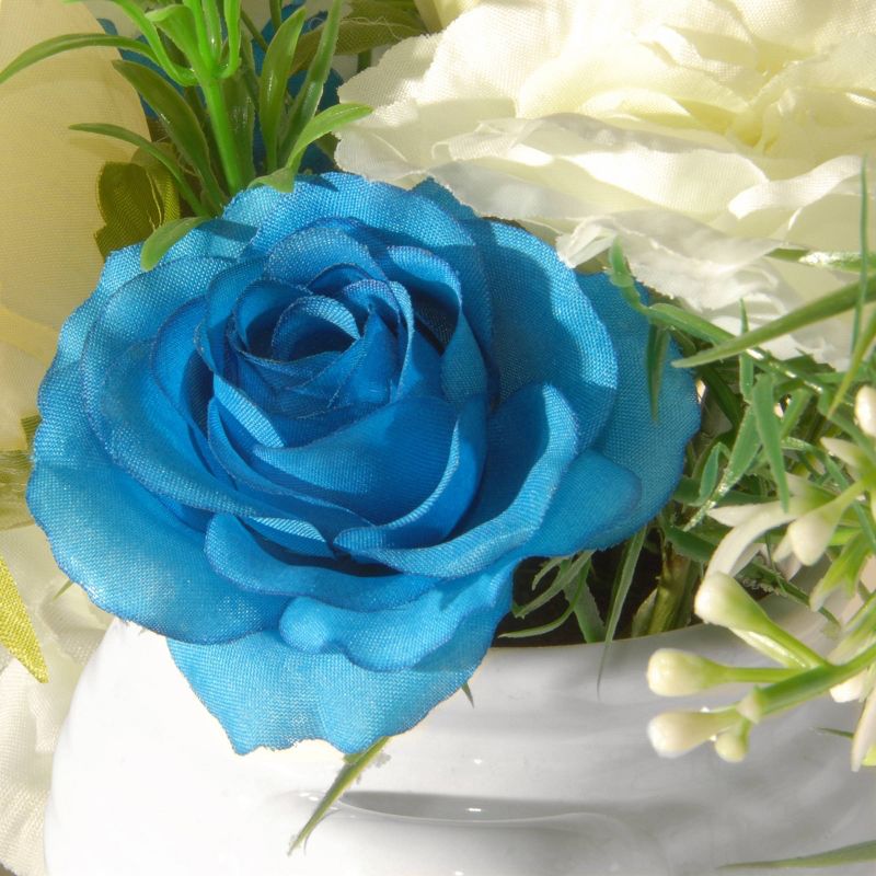 7" Potted Rose Flowers - National Tree Company