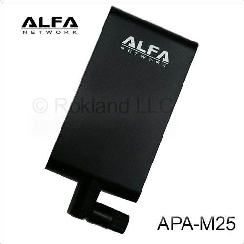 Alfa APA-M25 2.4/5 GHz dual band directional 10 dBi panel antenna