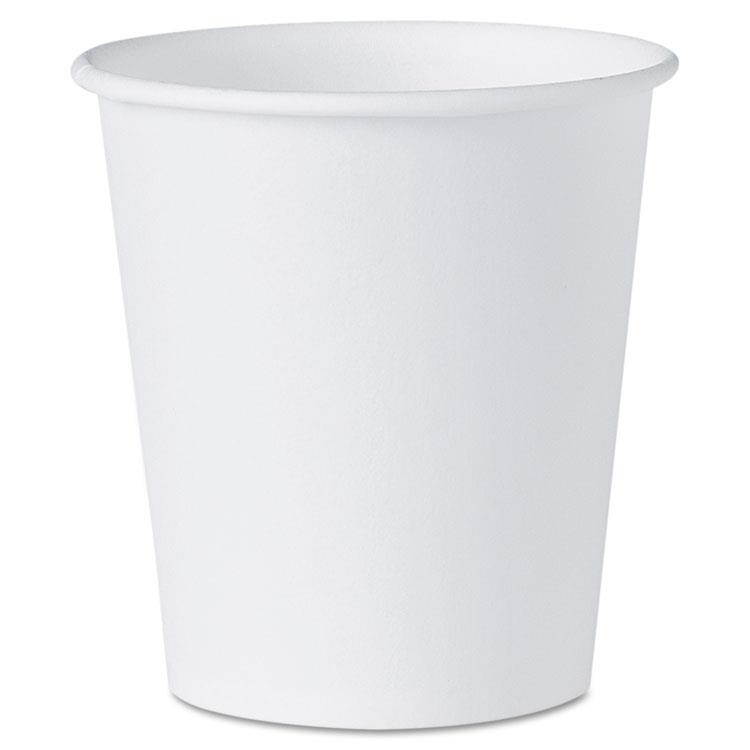 SOLO CUP COMPANY 44 White Paper Water Cups, 3oz, 100/Pack