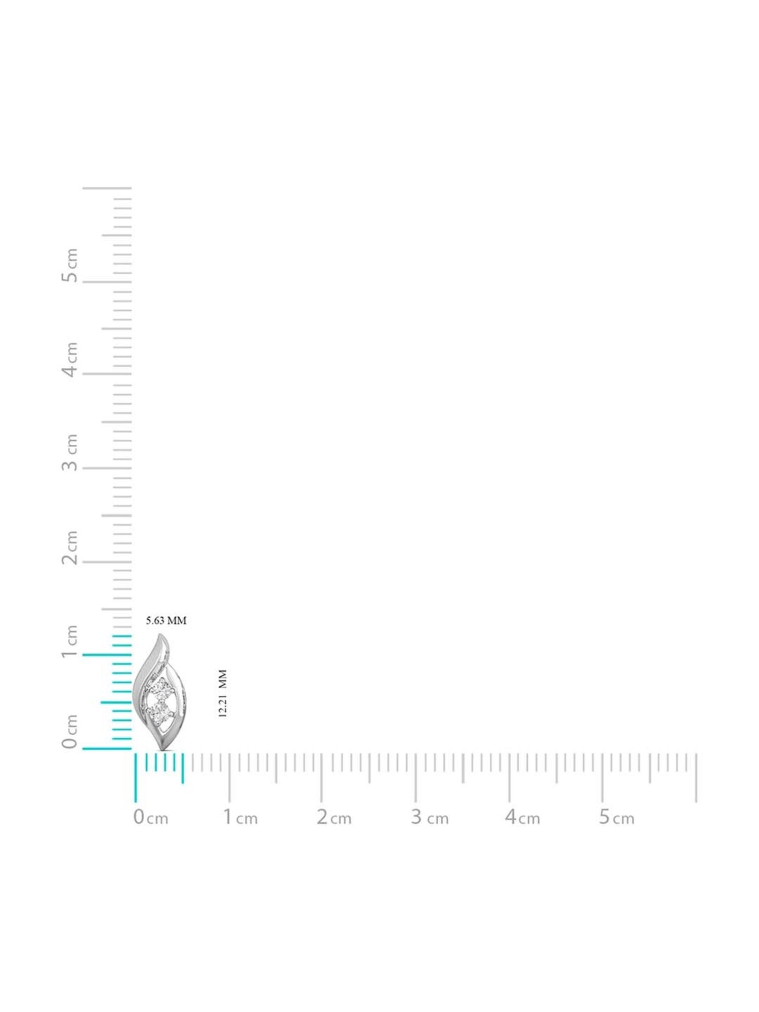 Joyalukkas 950 Platinum & Diamond Earrings for Women