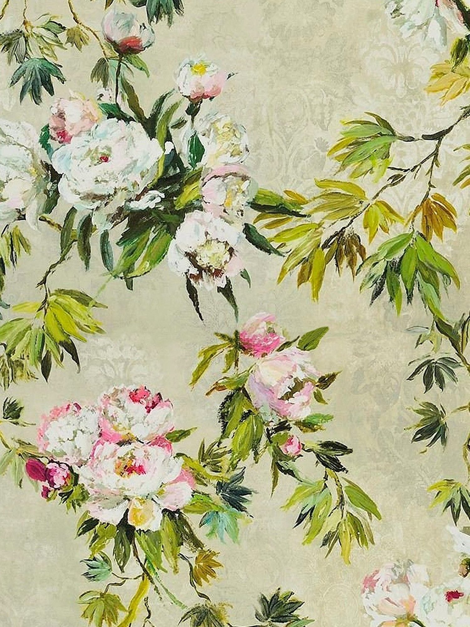 SPACES DRAPE STORY Elegent Green Polyester 8 FT Door Curtain - Set of 2