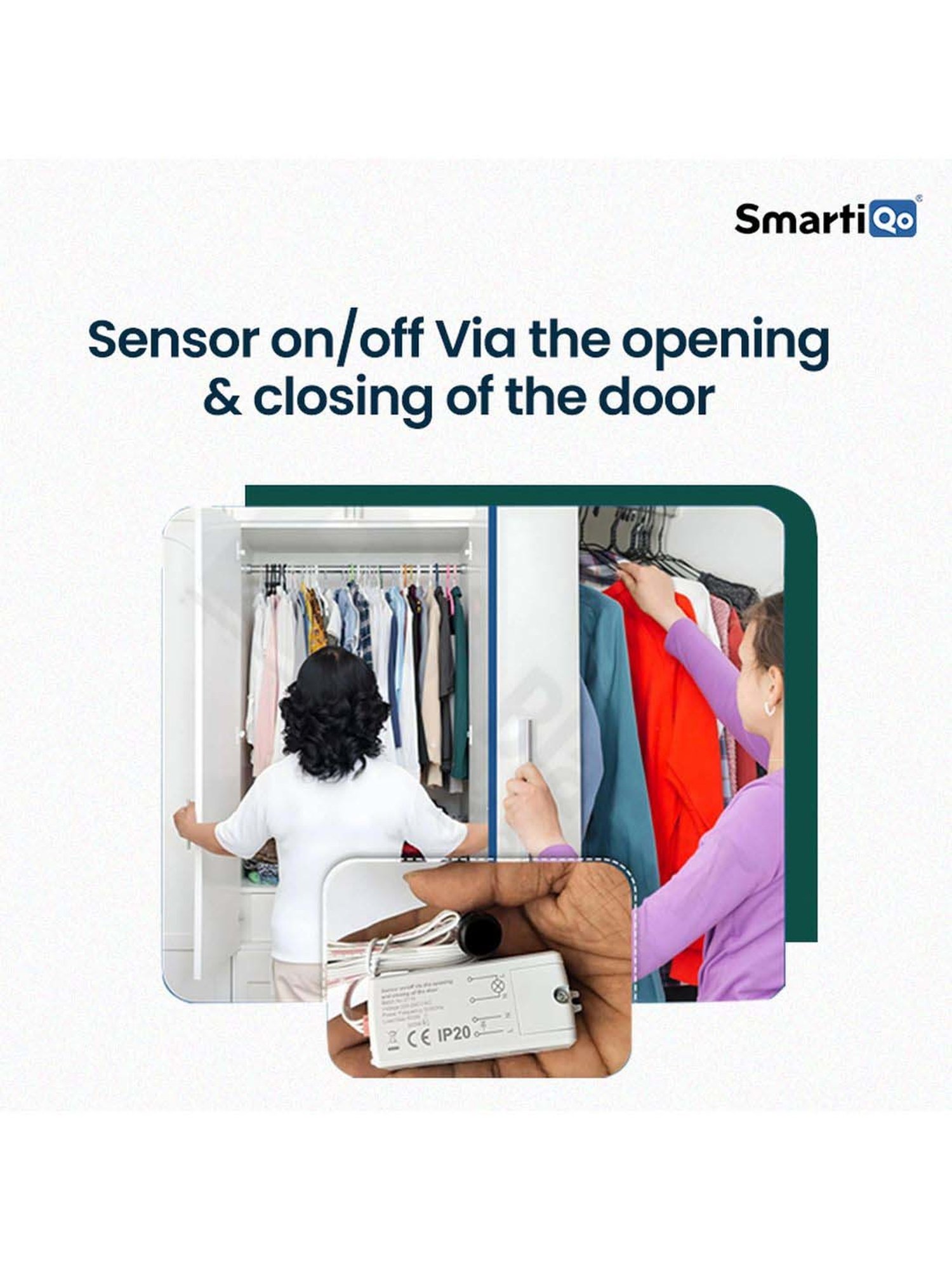 SmartiQo Wardrobe Wired Sensor