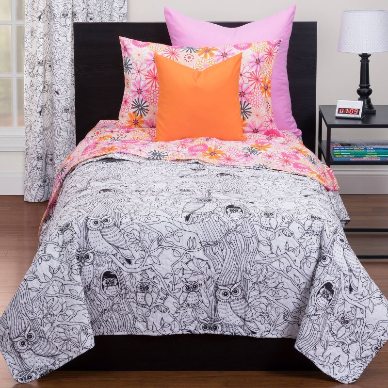 Full/Queen Talca Quilt Blue/White/Red - Jessica Simpson