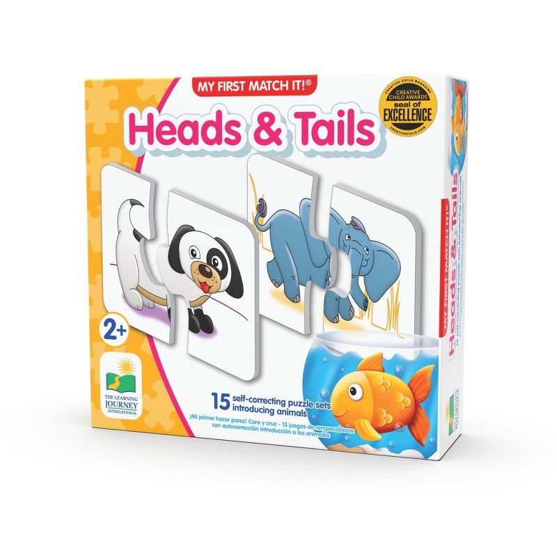 The Learning Journey My First Match It Head and Tails 15 self correcting puzzle sets