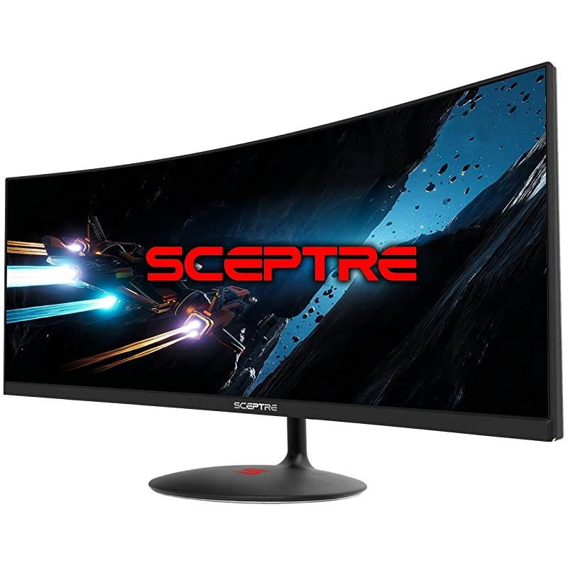34-inch Curved UltraWide 21: 9 Creative LED Monitor 2560x1080 Frameless HDMI DisplayPort Up to 100Hz, Machine Black 2020 (C345W-2560UN)