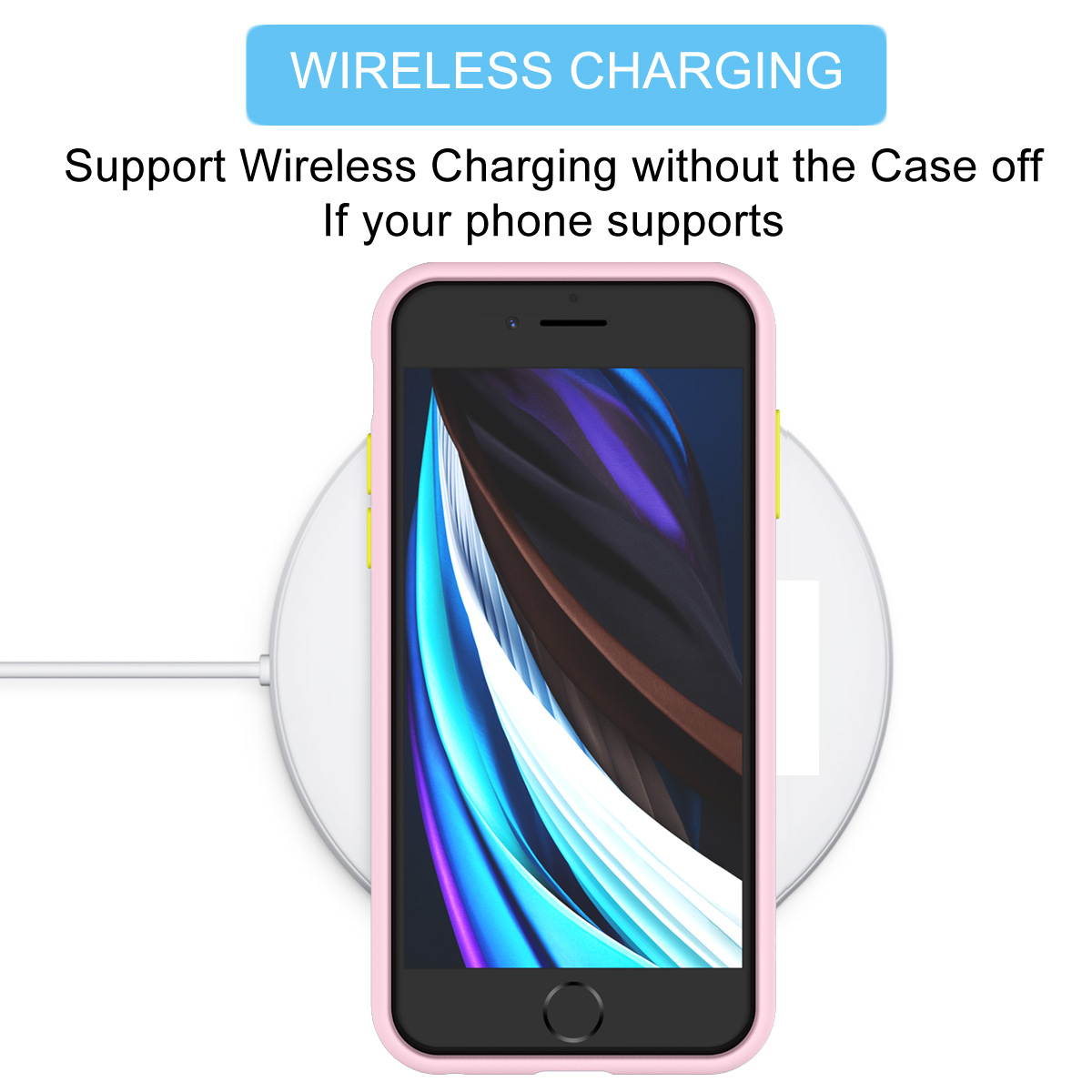 iPhone SE 2 2020 Case, Hard Case for iPhone 7 / 8 Shock Absorbing,Tekcoo Translucent Matte Sturdy Case [Military Grade Drop Tested] Soft TPU Bumper Slim Phone Case Cover for iPhone SE 2 2020 4.7"