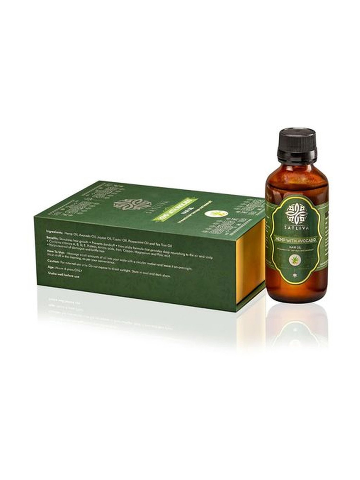 Satliva Hemp with Avocado Hair Oil - 100 ml