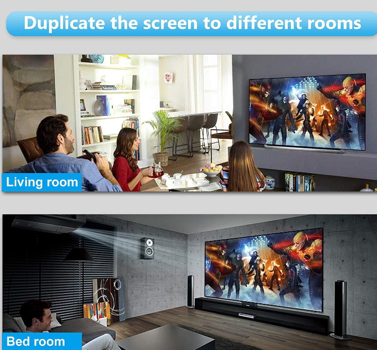 Hdmi 2.0 Distributor HDMI 1 to 2,HDMI 1 in 2 out 4K 60Hz hdcp2.2 Splitter