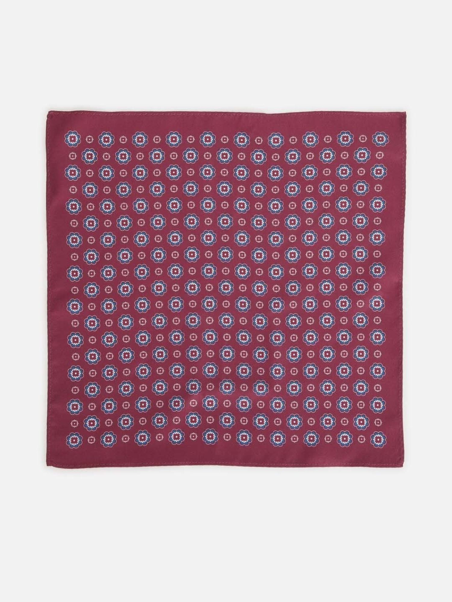Van Heusen Pink Printed Pocket Square